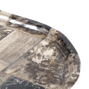 Atlas Deckham Tray - Unique Tiled Petrified Wood Accent for Stylish Home Décor & Organizing Essentials AC11233-01