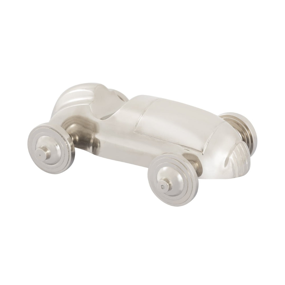 Atlas Deco Vintage Car Sculpture - Polished Nickel Classic Accent for Timeless Décor & Enthusiasts AC11234-01