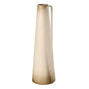 Atlas Delia Bottle III - Sculptural Metal Vase in Warm Burnt Ivory for Elegant Home Décor Accents AC11236-01