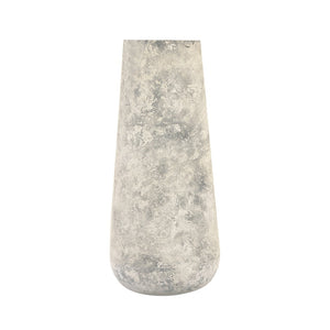Atlas Delmont Vase - Sculptural Whitewash Iron Accent for Rustic Elegance in Home Decor and Styling AC11241-01