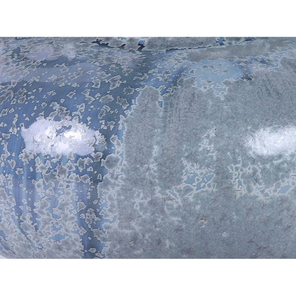 Atlas Derry Vase - Classic Mediterranean Charm with Iridescent Blue Quartz Glaze for Timeless Elegance AC11245-01