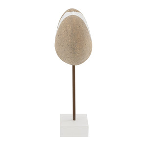 Atlas Don Object I - Sophisticated Beige Decorative Sculpture for Modern Interiors & Minimalist Style AC11250-01