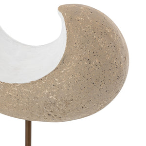 Atlas Don Object I - Sophisticated Beige Decorative Sculpture for Modern Interiors & Minimalist Style AC11250-01