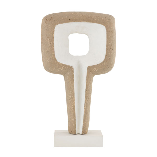 Atlas Don Object II - Sculptural Beige Accent Piece for Modern Interiors, Textured and Elegant Design AC11251-01
