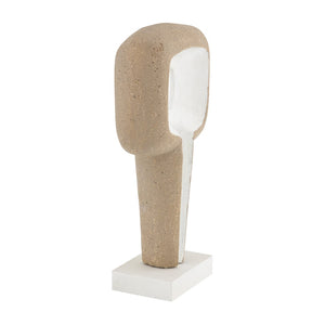 Atlas Don Object II - Sculptural Beige Accent Piece for Modern Interiors, Textured and Elegant Design AC11251-01