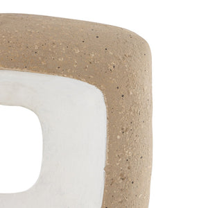 Atlas Don Object II - Sculptural Beige Accent Piece for Modern Interiors, Textured and Elegant Design AC11251-01