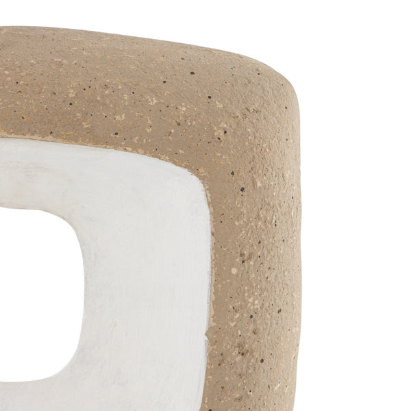 Atlas Don Object II - Sculptural Beige Accent Piece for Modern Interiors, Textured and Elegant Design AC11251-01
