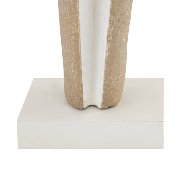 Atlas Don Object II - Sculptural Beige Accent Piece for Modern Interiors, Textured and Elegant Design AC11251-01