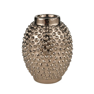 Atlas Dorus Sculptural Vase - Timeless Glamour with Textured Gold Finish for Elegant Home Décor Large Gold AC11256-01