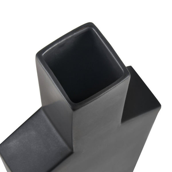 Atlas Drue Vase - Modern Sculptural Ceramic Accent for Stylish Home Décor and Elegant Displays Tall AC11270-01