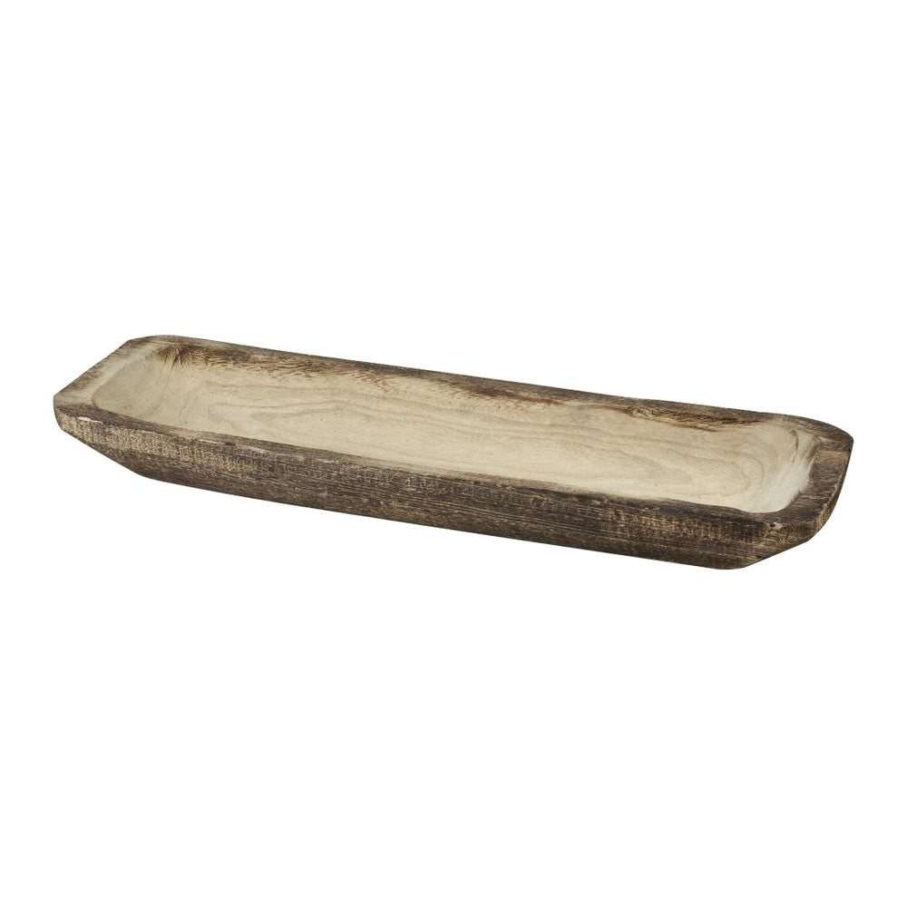 Atlas Eastwood Long Tray - Elegant Natural Wood Centerpiece for Home Decor, Serving, and Organizing Essentials AC11278-01