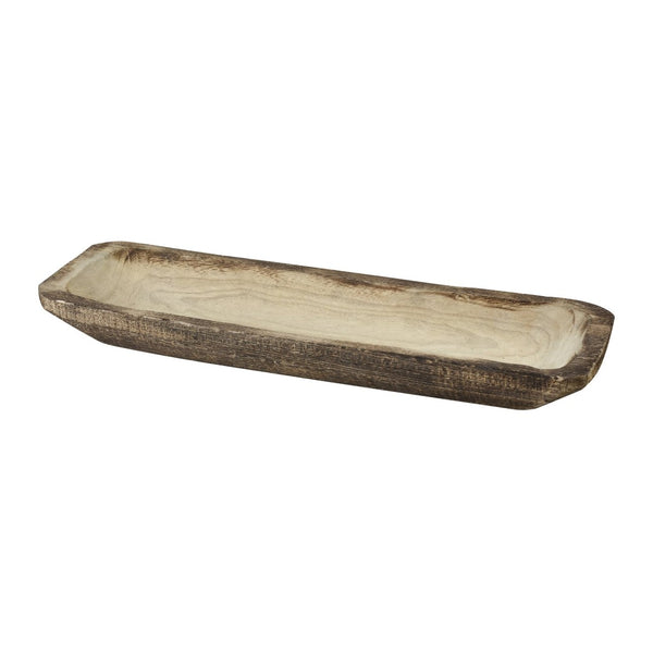 Atlas Eastwood Long Tray - Elegant Natural Wood Centerpiece for Home Decor, Serving, and Organizing Essentials AC11278-01