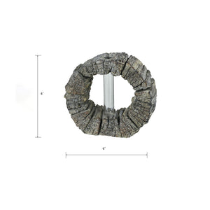 Atlas Eastwood Modern Concrete Bud Vases - Set of 2 Gray, Minimalist Design for Stylish Home Decor AC11280-01S