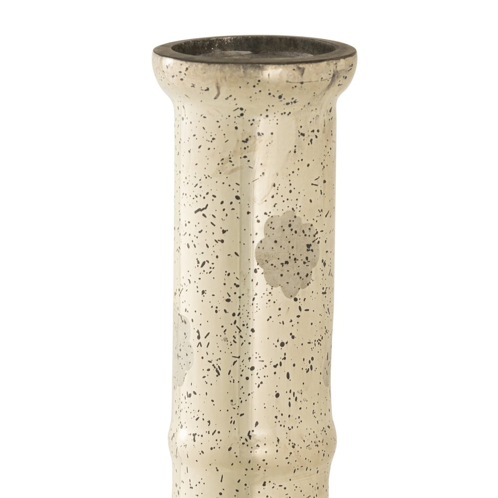 Atlas Edith Vase - Elegant Tall Glass Vessel with Antique Gold Filigree for Stunning Floral Displays AC11285-01