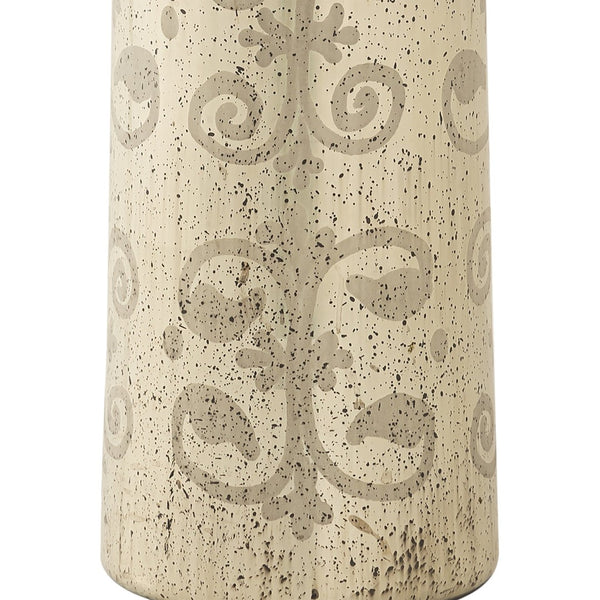 Atlas Edith Vase - Elegant Tall Glass Vessel with Antique Gold Filigree for Stunning Floral Displays AC11285-01