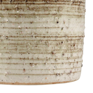 Atlas Ellen Vase - Sculptural Earthenware with Glossy Finish, Textured Design for Contemporary Décor Large AC11291-01