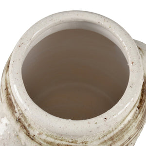 Atlas Ellen Vase - Sculptural Earthenware with Glossy Finish, Textured Design for Contemporary Décor Small AC11291-02