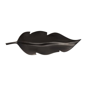 Atlas Ennis Leaf Tray Set of 2 - Elegant Bronze & Brass Decorative Accents for Modern Tabletop Décor AC11294-01S