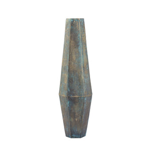 Atlas Erwin Vase Set of 2 - Sculptural Oxidized Brass Decor for Modern Interiors, Unique Patina Finish AC11295-01S