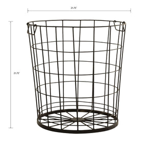 Atlas Farmhouse Basket - Stylish Small Rustic Storage Solution for Home Decor and Organization Needs AC11298-01