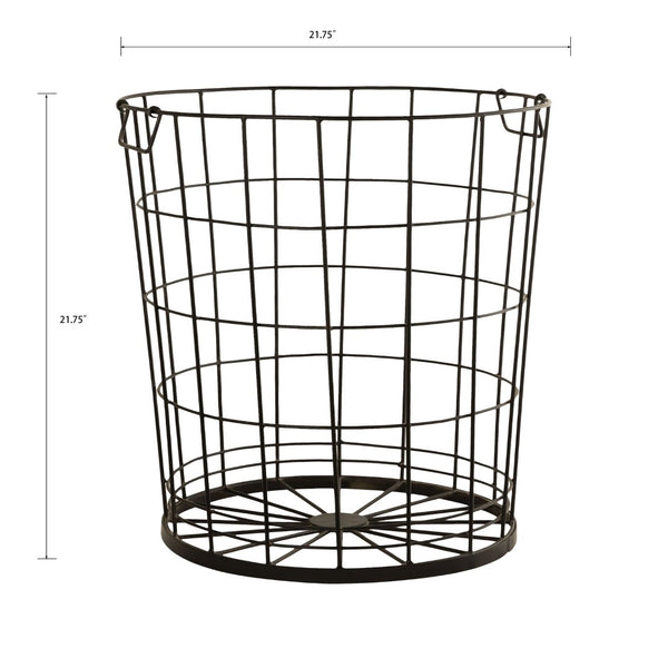 Atlas Farmhouse Basket - Stylish Small Rustic Storage Solution for Home Decor and Organization Needs AC11298-01