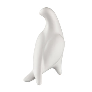 Atlas Fino Sculpture - Elegant Ceramic Bird Accent for Modern Decor, Minimalist Design, White Finish AC11314-01