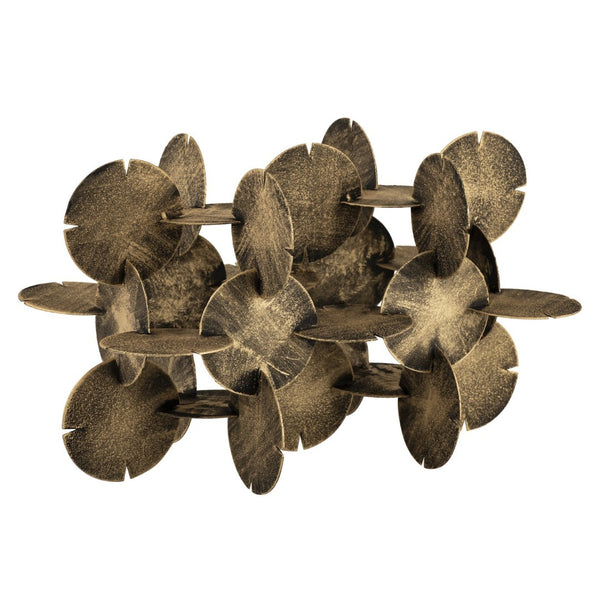 Atlas Flint Sculpture – Adjustable Antique Brass Art Piece for Modern-Industrial Tabletop Decor AC11317-01