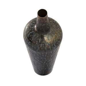 Atlas Fowler Vase - Sculptural Metal Décor for Elegant Centerpieces and Stylish Home Accents Large Patinated Brass AC11320-01
