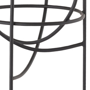 Atlas Friends Candleholder - Modern Matte Black Sculptural Design for Six Taper Candles, 30.5” Tall AC11324-01