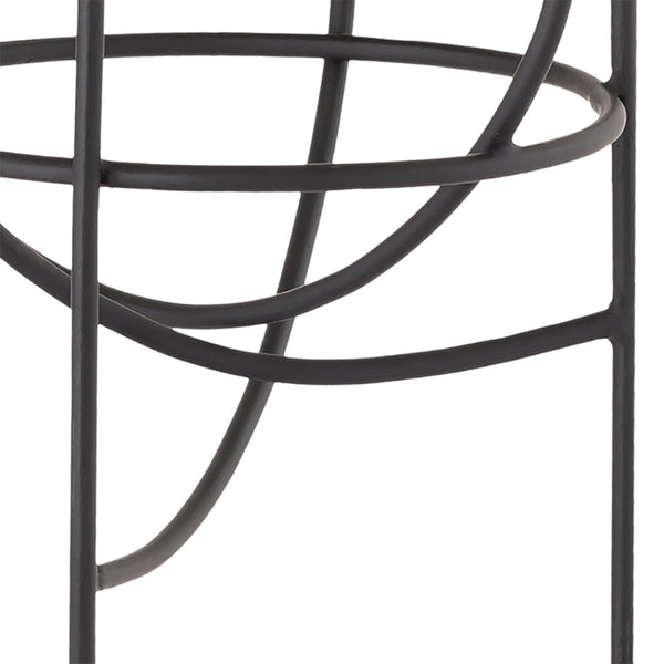 Atlas Friends Candleholder - Modern Matte Black Sculptural Design for Six Taper Candles, 30.5” Tall AC11324-01