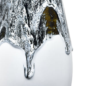 Atlas Gallemore Pitcher - Handcrafted Black & White Glazed Earthenware for Stylish Home Decor & Vases AC11328-01