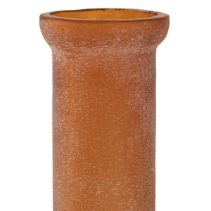 Atlas Georgia Vase Set of 3 - Elegant Tall Glass Vases with Pearlescent Peach Finish for Stunning Décor AC11332-01S