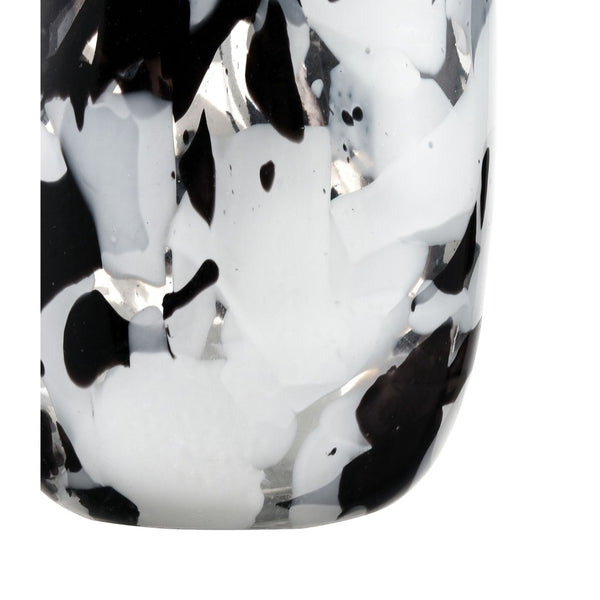 Atlas Gisli Large Vase – Striking Monochrome Glass Decor for Modern Minimalist Spaces, 14" Tall Elegance AC11338-02