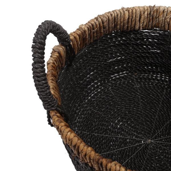 Atlas Granada Baskets Set of 2 - Handcrafted Natural Woven Storage Bins for Rustic Home Decor & Organization AC11346-01S