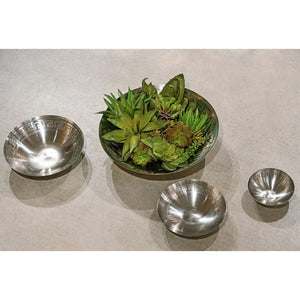 Atlas Greek Key Centerpiece Bowl - Striking Antique Finish for Timeless Elegance in Any Home Decor Nickel AC11347-02
