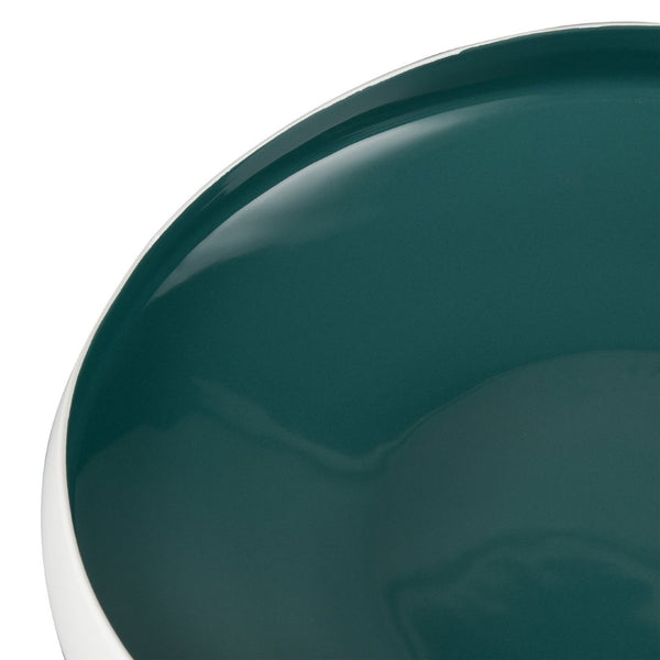 Atlas Greer Low Bowl - Stylish Modern Earthenware with Turquoise Glaze for Versatile Home Décor Use AC11349-03
