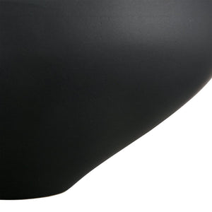 Atlas Greer Modern Earthenware Bowl - Luxurious Glazed Finish for Stylish Tabletop and Home Decor Tall Black and Gold Glazed AC11350-03
