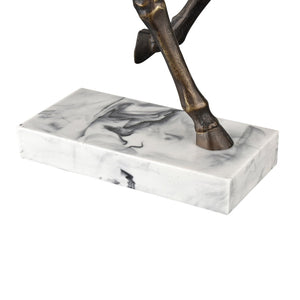 Atlas Hadley Horse Sculpture - Elegant Bronze Accented Decor for Living Spaces, Entryways & Offices AC11356-01