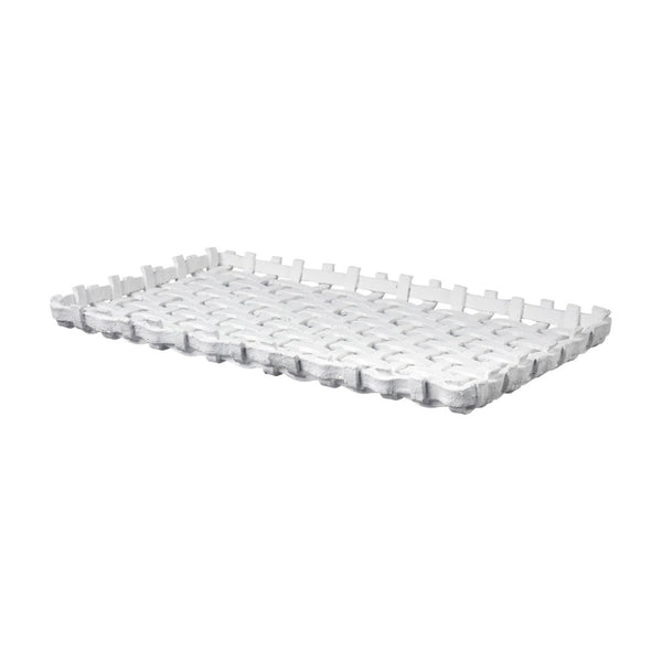 Atlas Haney Tray - Stylish Open Weave Decorative Tray for Coastal-Inspired Interiors & Tabletop Displays AC11363-01