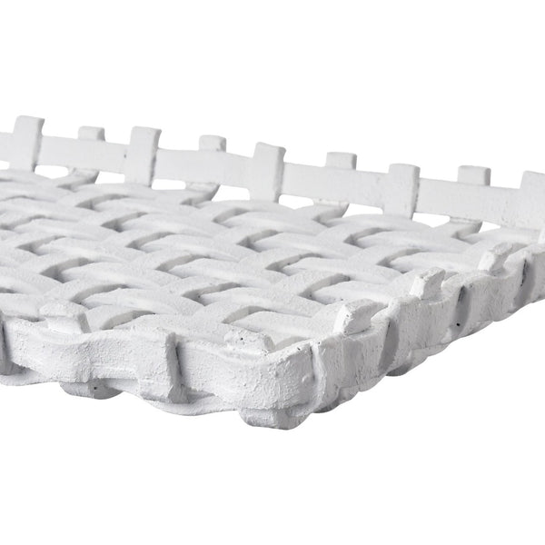Atlas Haney Tray - Stylish Open Weave Decorative Tray for Coastal-Inspired Interiors & Tabletop Displays AC11363-01