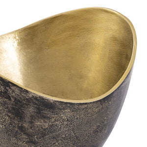 Atlas Hansen Bowls Set of 2 - Elegant Black & Brass Decorative Accents for Modern Home Décor & Organization AC11366-01S
