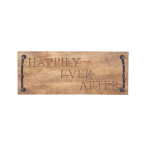 Atlas Happily Ever After Swing - Rustic Decorative Accent in Natural Mango for Cozy Weddings & Nurseries AC11367-01