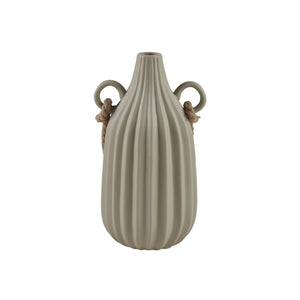 Atlas Harding Vase - Sculptural Earthenware with Textured Matte Finish for Rustic Home Decor Charm Medium AC11368-01
