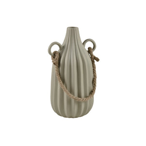 Atlas Harding Vase - Sculptural Earthenware with Textured Matte Finish for Rustic Home Decor Charm Medium AC11368-01