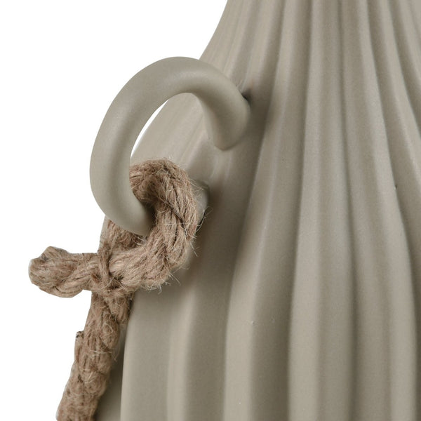 Atlas Harding Vase - Sculptural Earthenware with Textured Matte Finish for Rustic Home Decor Charm Medium AC11368-01
