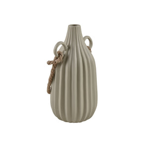Atlas Harding Vase - Sculptural Earthenware with Textured Matte Finish for Rustic Home Decor Charm Medium AC11368-01