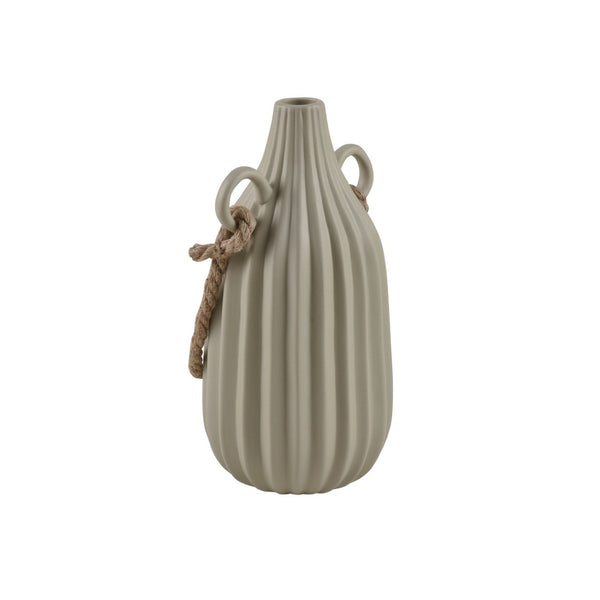 Atlas Harding Vase - Sculptural Earthenware with Textured Matte Finish for Rustic Home Decor Charm Medium AC11368-01