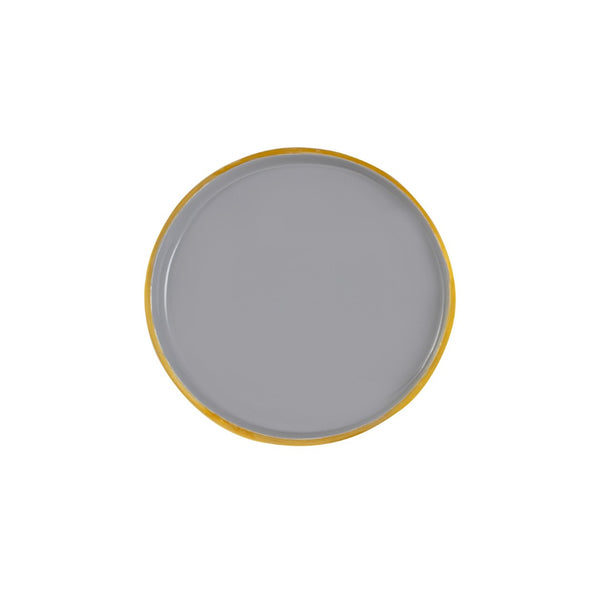 Atlas Harward Tray Set of 3 - Modern Gray Enamel Nested Trays for Stylish Serving and Home Organization AC11371-01S