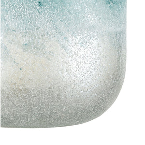 Atlas Haweswater Vase - Elegant Frosted Glass in Soft Turquoise and White for Coastal Charm and Style Small AC11372-01