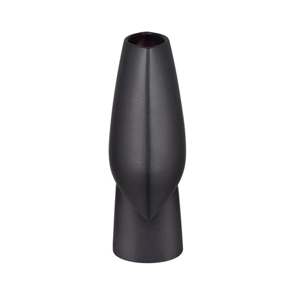 Atlas Hawking Vase - Sculptural Earthenware Accent with Matte Finish for Modern Home Decor and Style Extra Large Black AC11374-02